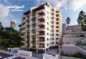  1 شقه 155 متر مربع - 3 غرف -عماره جديده - في ضاحيه الريحان