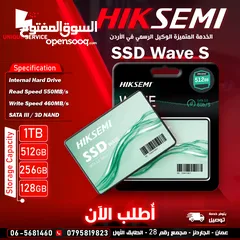 1 هارديسك داخلي سرعة عالية من هيكسيمي 128gb 256gb 512gb 1tb Speed 550MB Hiksemi SSD Wave S
