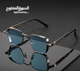  11 نظارات عصرية بإطار معدني مربع بتصميم ستيمبانك ريترو للرجال والنساء، مناسبة للمناسبات والحفلات والمهر