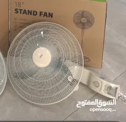  5 مراوح سونا 18 انش ستاند وجنب باسعار حرق