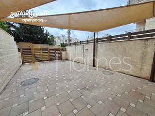  3 شقة ارضية مع حديقة للايجار في خلدا بمساحة بناء 360م