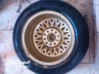  11 جنط  bbs  الماني اصلي .15 بحالة جيدة جدا . 5 براغي محير .... مع كوشوك نظيف