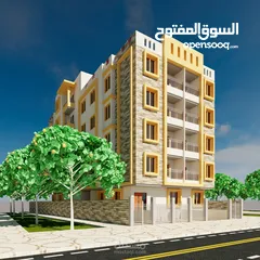  3 ززززبائننا الكرام نقدم لكم شقة نظام فيلا مناسيب مسقوف 320متر  تحتوي 5غرف و3حمامات عمارة حديثة