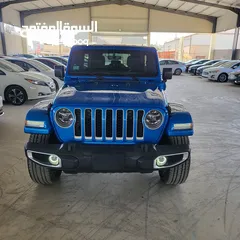  2 Jeep wrangler 4xe 2021 hybrid plug-in  2000c turbo charger 375 hp
