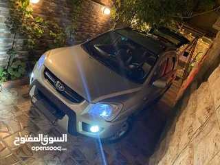  10 كيا سبورتج 2009 فل الفل فحص كامل بحاله الوكاله المالك الثاني من الشركه