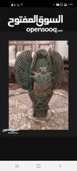  5 حنفساء حجر نادر  فرعوني منحوت  يدوي قديم