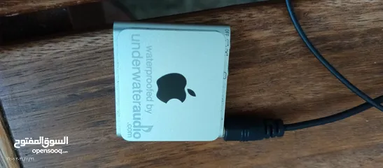  2 WATERPROOF Apple  iPod shuffle - waterproofed by UNDERWATER  AUDIO for swimming, surfing