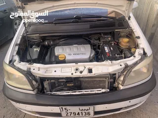  3 أوبل زافيرا 2002 محرك 18 حاله جيدة