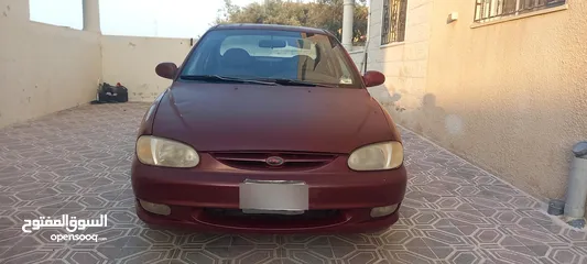  6 كيا سيفيا تو جير عادي موديل 1997 فحص كامل ترخيص جديد مالك اول من الحره