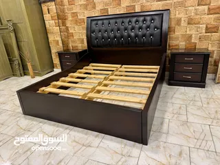  1 غرفه نوم ماستر تفصيل خشب لاتيه وقشره بلوط مستخدمه بحاله ممتازه