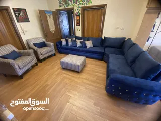  1 طقم كورنر منجد جديد لم يستعمل بعد التنجيد للبيع سعر مغري قابل للتفاوض