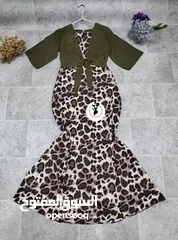  10 فستان نمري قطعتين من أجمل وأفخم الموديلات روووعة