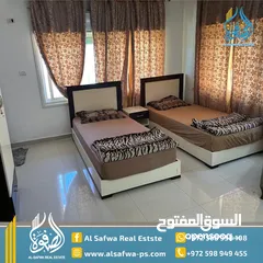  3 استديو مفروش للايجار عين منجد أول شهر 1500 باقي الاشهر 1300
