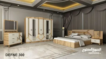  11 غرف نوم تركي 7 قطع مميزه شامل تركيب ودوشق مجاني
