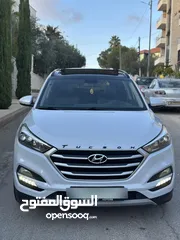  5 هيونداي توسان موديل 2017 فحص الف بويه شركه ماعد الجناح الخلفي  دهان تجميلي فقط
