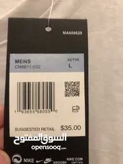  5 بلوزة نايك ابيض جديد