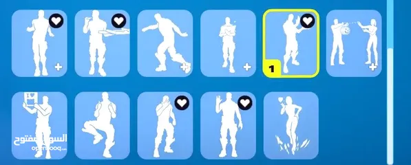  7 حساب فورت نايت للبيع بسعرر حرققققق  من الشابتر الثاني السيزون الرابع مشحون فيه 2 باتل باس