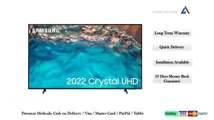  1 Samsung 43 Inch Smart UHD 4k TV -  Airslim Design - 8 Series TV