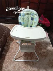  6 خزانة احذيه وكرسي طعام للاطفال