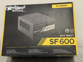  1 باور سبلاي كورسير الاصلي ياباني الصنع SF600 80 PLUS Gold