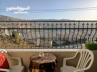  2 شقة مفروشة للايجار مع مكيف اطلالة رااائعة على نابلس