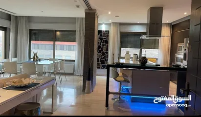  6 شقة فاخرة - مفروشة - عبدون - 4نوم 2ماستر - 260م - تدفئة غاز - اعلان رقم - O464