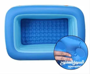  1 برك سباحه قوي مع منفاخ مجاني