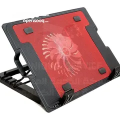  6 مروحة تبريد مناسبة للهواتف التاب و اللابتوب Cooling Pad 638 B Fits 9 to 17 Inch