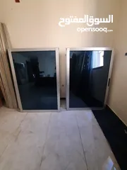  3 شبابيك دبل جلاس بحال الوكاله عدد 10 200*150