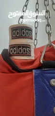  3 العرض لفترة محدودة!!  كيس ملاكمة قماش EVERLAST +اثنين رباط لحماية الأيدي عند الملاكمة +تعليقة كاملة