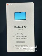  1 Macbook air M2 2022