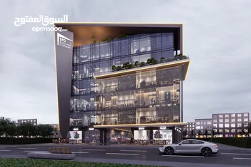  8 امتلك وحدتك الإداريه واجهه في قلب التجمع الخامس في مشروع  SPD BUSINESS COMPLEX