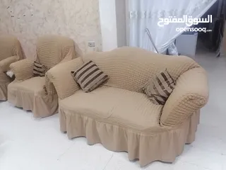  8 طقمين كنب للبيع بسعر مغري