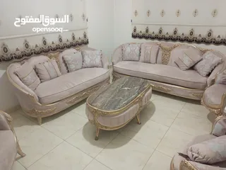  1 طقم ضيوف 9مقاعد شبه جديد