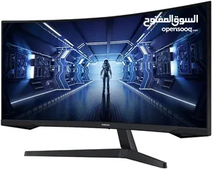  3 SAMSUNG 34 Inch Odyssey G5 Ultra-Wide Gaming Curved Monitor, 165Hz, 1ms, FreeSync