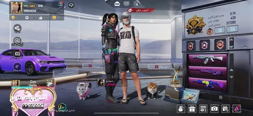  1 حساب ببجي نادر للبيع
