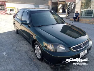  6 هوندا سيفيك موديل 1999 توب نظافه ماتور 1500cc قوي واقتصادي