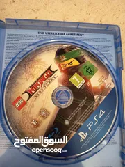 2 The Lego NinjaGo Movie PS4 CD (used) In good condition.