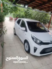  3 كيا بيكانتو  مع بصمه بدون حوادث فل الفل ما عدا فتحه دهان اصلي
