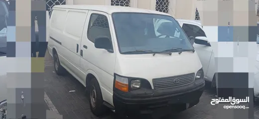  1 Toyota hiace cargo type 2004 model