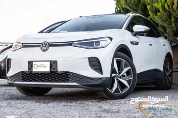  1 Volkswagen ID4 Crozz pure plus 2021  السيارة بحالة ممتازة جدا و قطعت مسافة 40,000 كم فقط