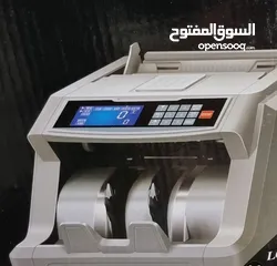  24 الة عد النقود الورقية موديل 6600 الأحدث في كشف تزوير أوراق النقود شاشة كبيرة ميزة تجميع قيمة الاوراق