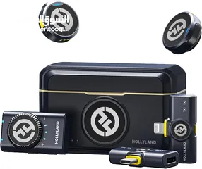  3 Hollyland LARK M2 DUO 2-Person Wireless Combo Microphone System