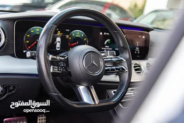  4 Mercedes E200  2021 Amg kit Night Package مميزة جدا