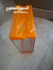  4 fish tank  حوض سمك مستخدم استخدام يوم واحد فقط  القياسات موضحه في الصوره  زجاج
