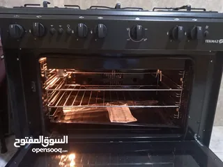  3 فرن تكماز اسود جديد