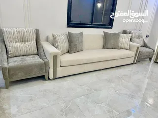  4 Make sofa set , curtains, bed, Arabic majlis