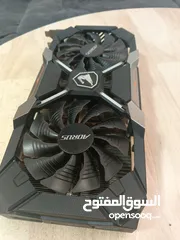  2 كرت شاشة Radeon RX 580 8gb من Auros