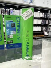  8 Infinix smart 9 (128GB / 4 RAM) انفنكس سمارت 9  128 GB  / 4+4 GB RAM كفالة الوكيل سنة