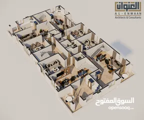  9 شقة للبيع من الطابق الاول للخامس مكرر  الطابق السادس نظام دوبلكس